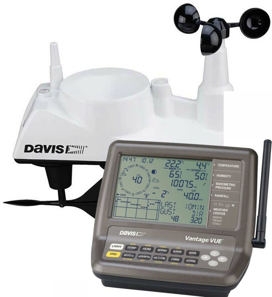 Davis Vantage Vue Wireless Weather Station (6357OV+6351EU EX>6250EU) Buy Weather Stations South Africa Weather Shop