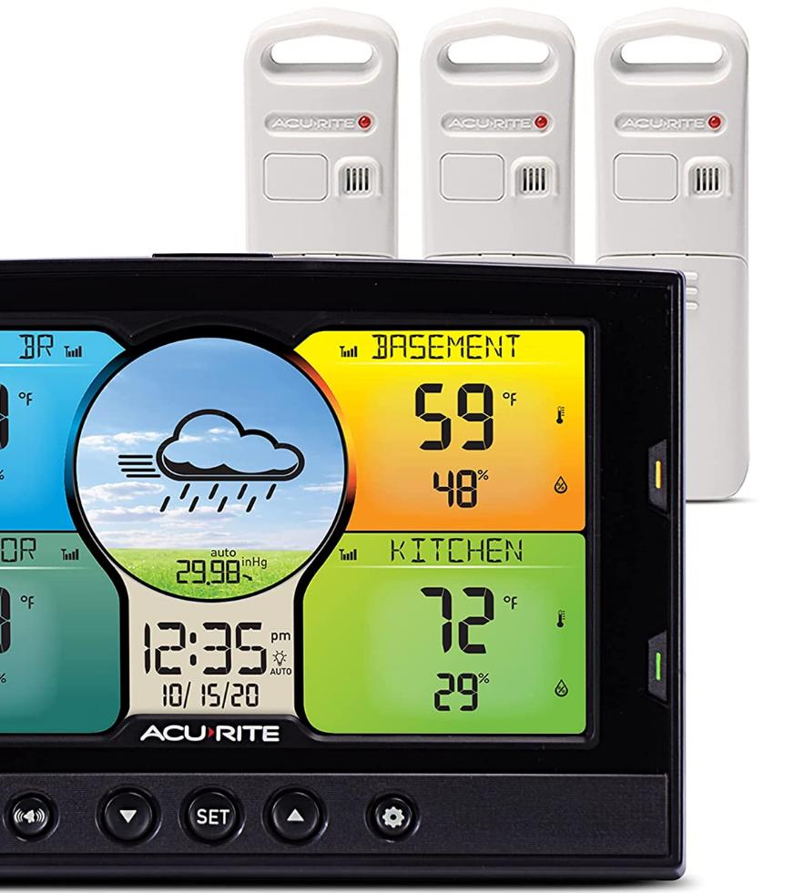 Accurite Home Temperature & Humidity Station with 3 Sensors Buy Weather Stations South Africa Weather Shop