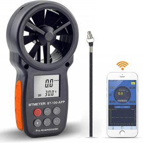 BT-100APP Bluetooth Digital Handheld Wind Speed Meter