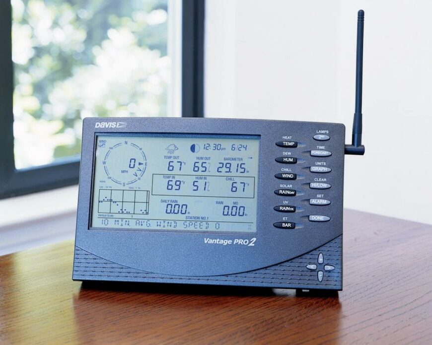 Davis Vantage Pro2 Wireless Console (6312EU) Buy Weather Stations South Africa Weather Shop
