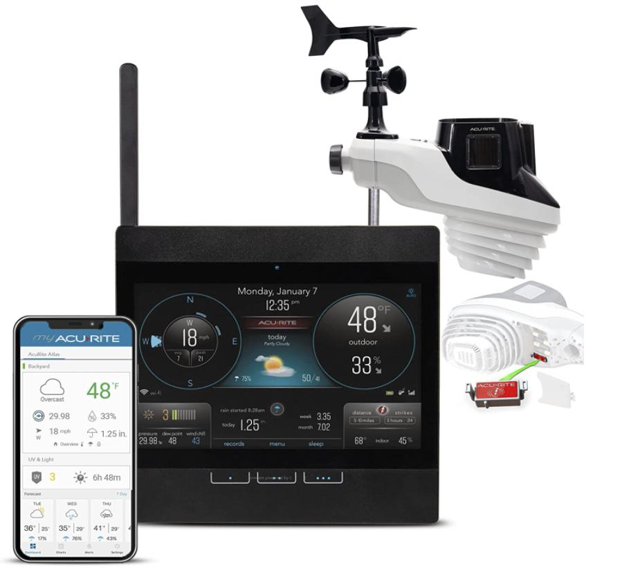 Acurite Atlas Weather Station + Wifi HD Display + Lightning Detection Buy Weather Stations South Africa Weather Shop