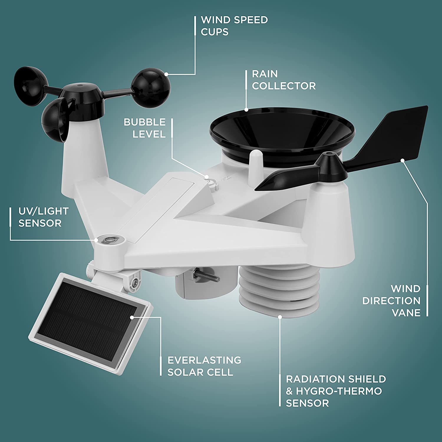 7-in-1 Wireless Weather Station with 6-Day Forecast Logia • South Africa