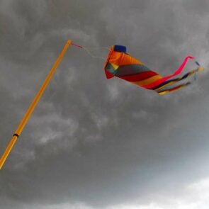 Colourful Spinning Windsock 90 x 250 mm