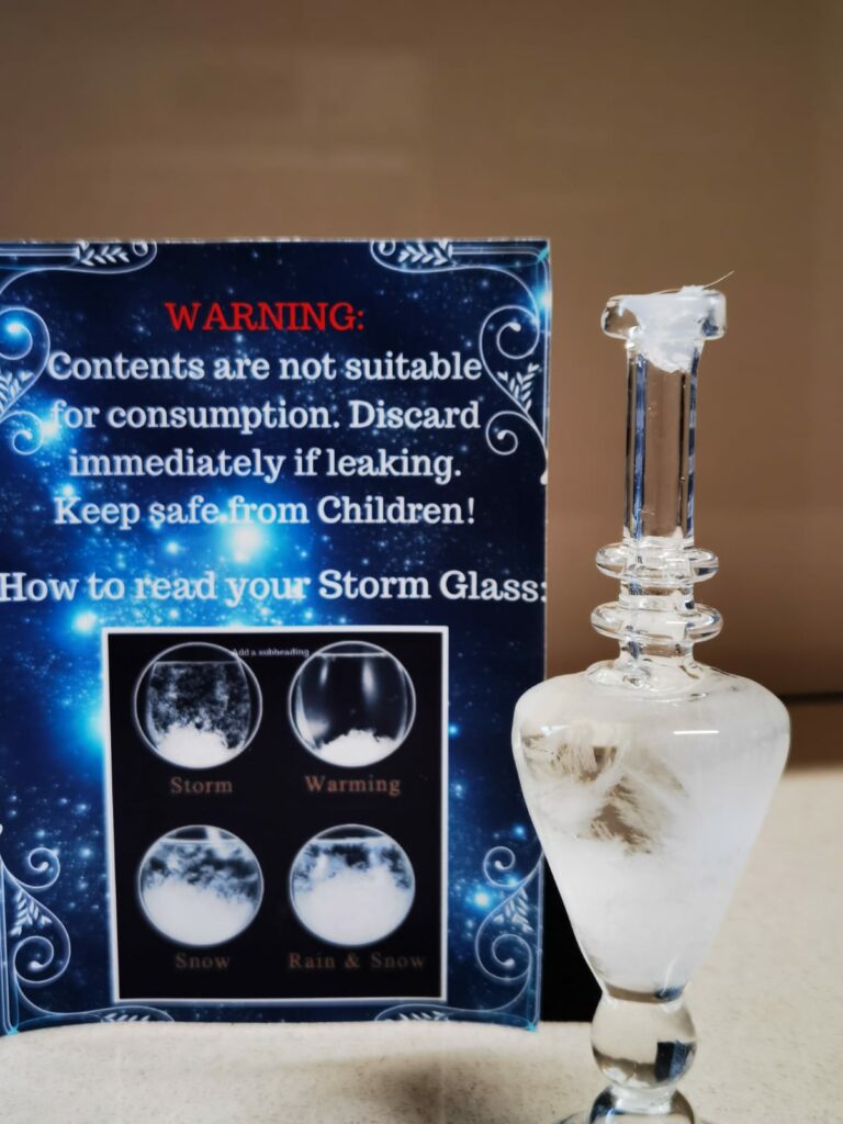 Storm Glass Liquid Barometer Weather Forecaster • SA Weather