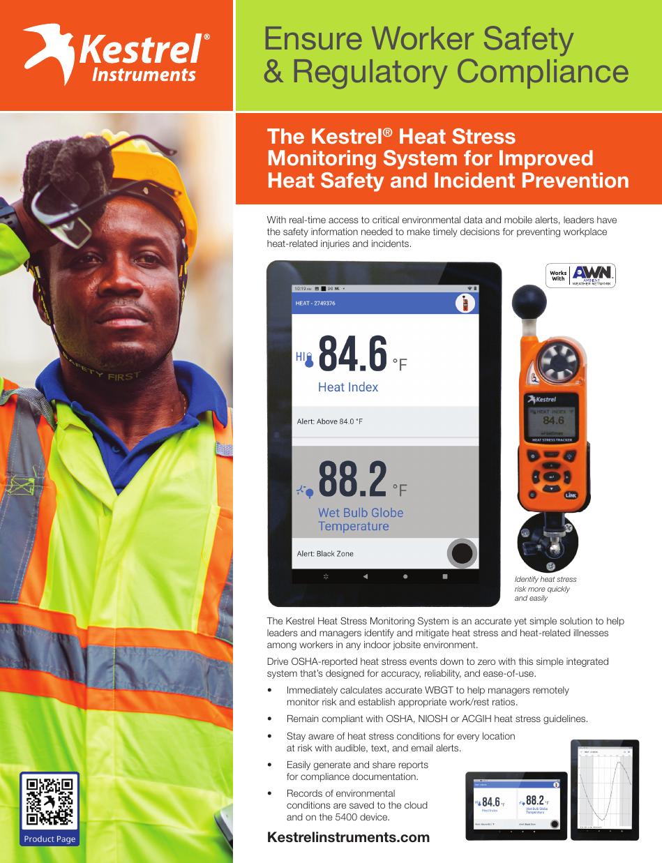 Kestrel Heat Stress Monitoring System (0854LVCHSM)