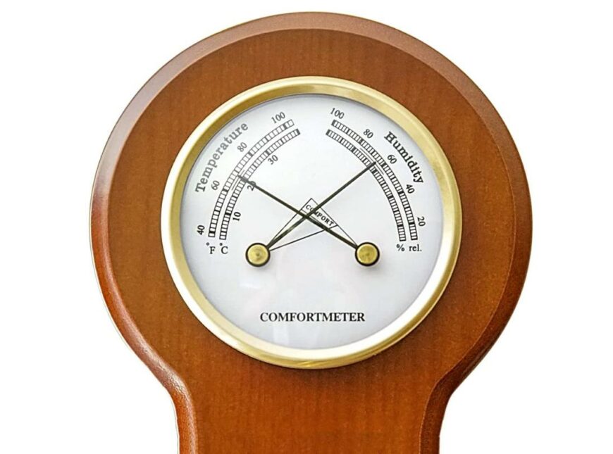 Cherry Finish Wall Mounted Weather Station – Thermometer, Hygrometer, Barometer – Ambient Weather BA212 Buy Weather Stations South Africa Weather Shop