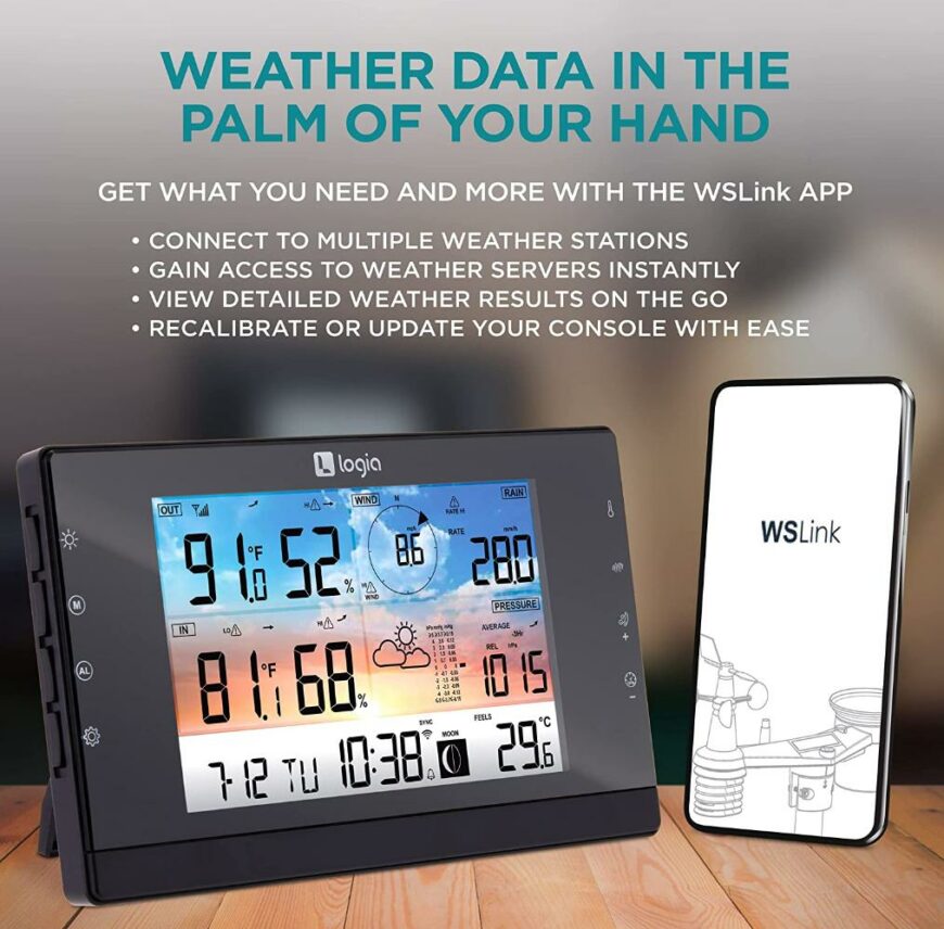Logia 5-in-1 Wi-Fi Wireless Weather Station Buy Weather Stations South Africa Weather Shop