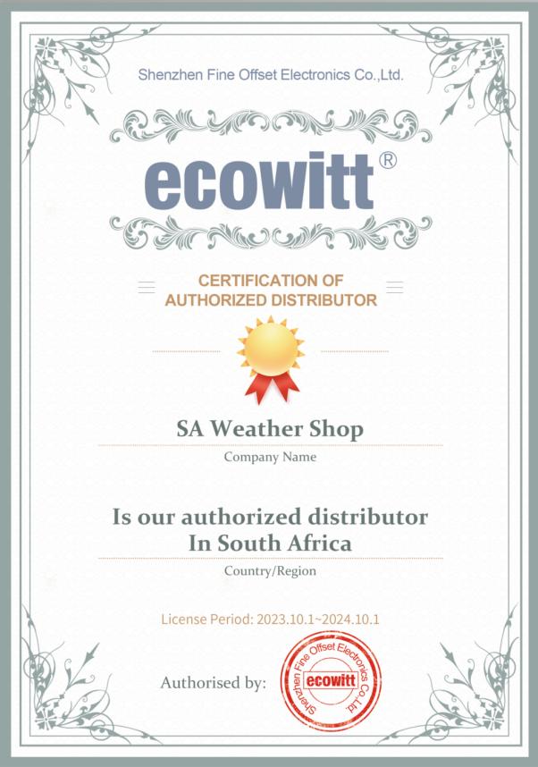 Ambient Weather WS-5000 Ultrasonic Smart Weather Station Buy Weather Stations South Africa Weather Shop