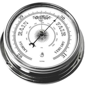 Hand-Made Traditional Chrome Yacht Ship Barometer