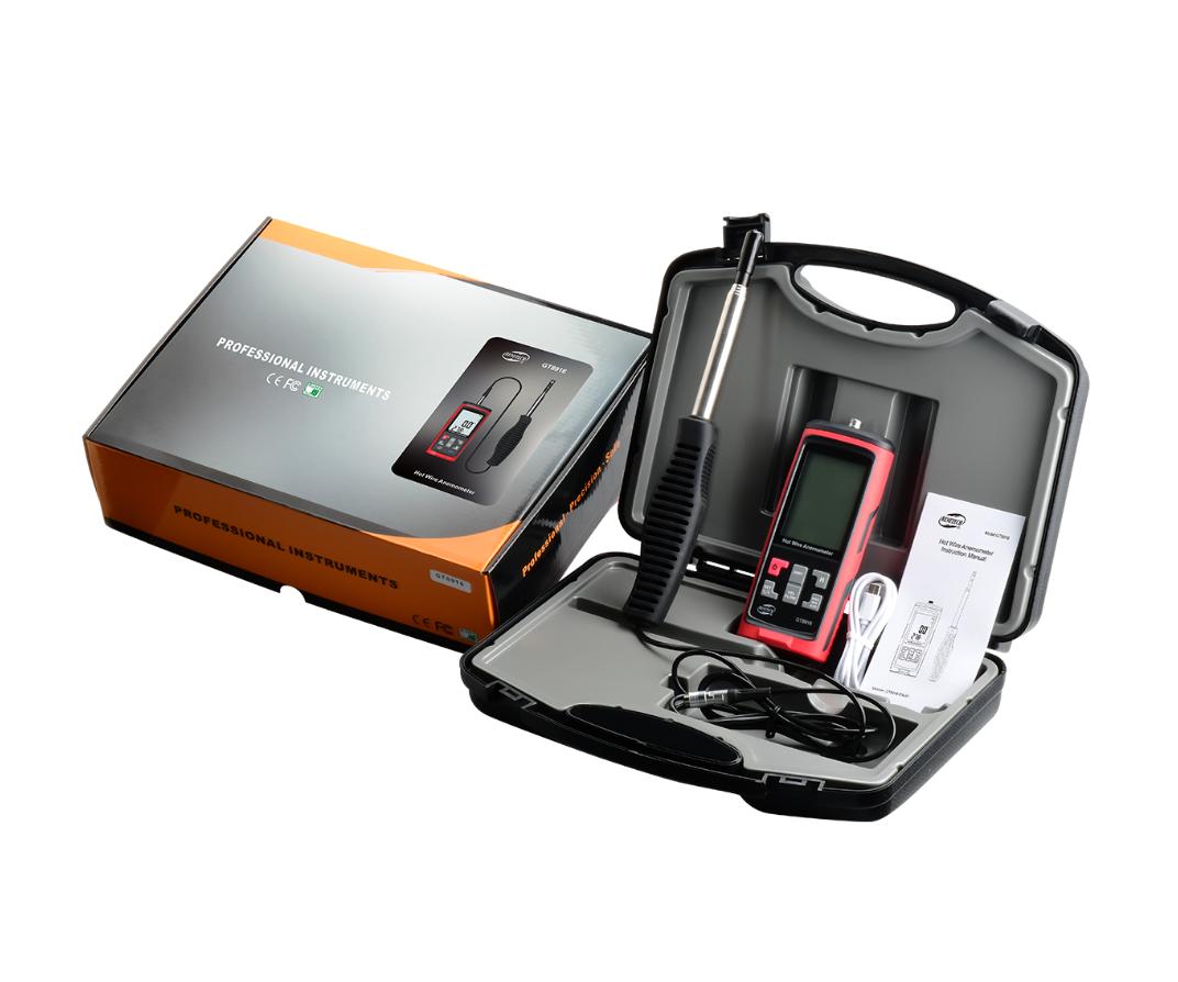 PT-8916 Varmetrådsanemometer 0,00–30,00 m/s 