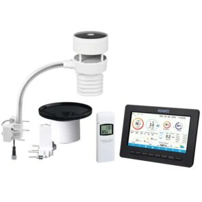 Complete Ultrasonic Weather Station + Rain Collector + Wifi Data Logger (HP2553)