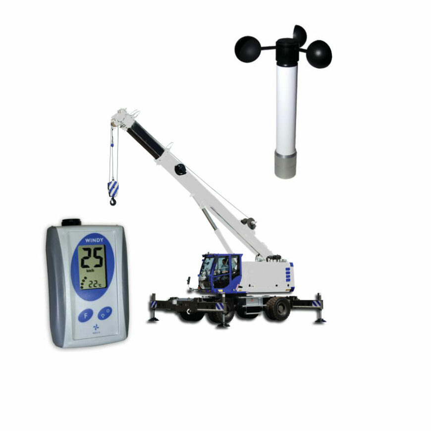 Wind Speed Wireless Anemometer for High Lift Cranes (NAVIS WR3B) Buy Weather Stations South Africa Weather Shop