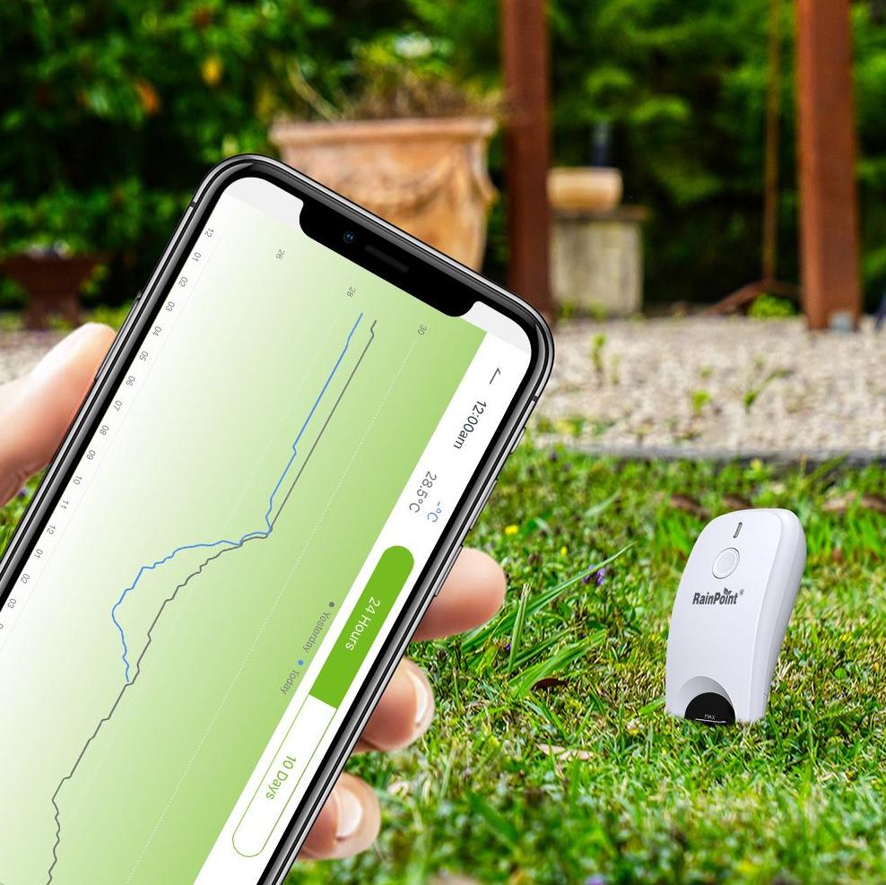 Capteur De Sol Intelligent WiFi - Sonde Température/Humidité Pour Jardin, Connecté à Une App, Étanchéité IP66 - 7