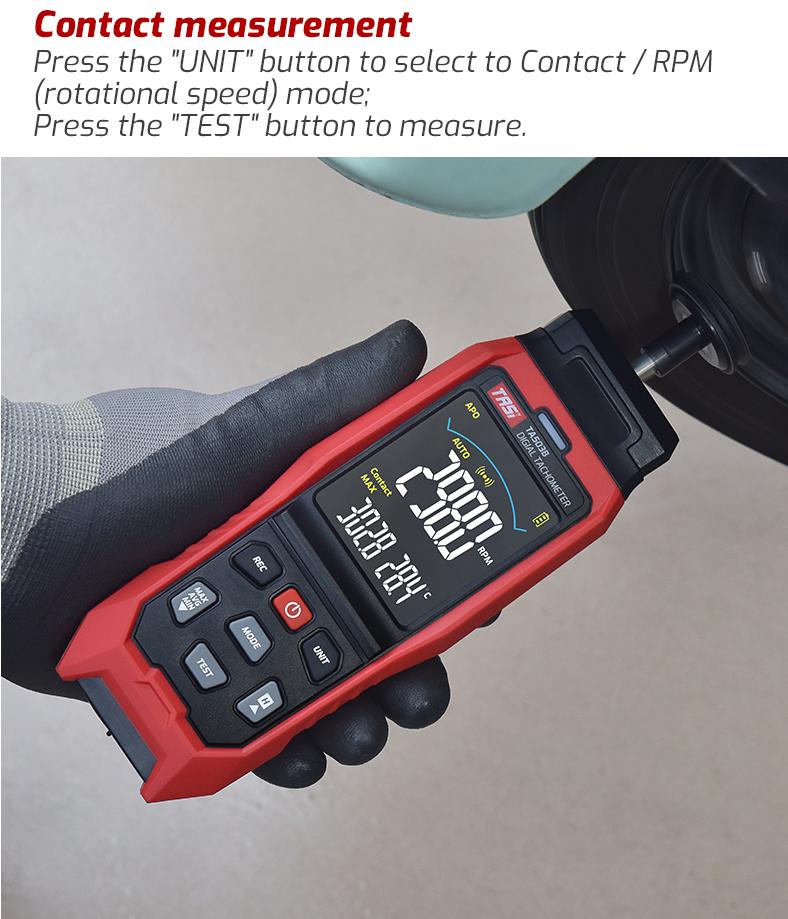 TASI Digital Laser Contact Tachometer Data Logger (TA503C)